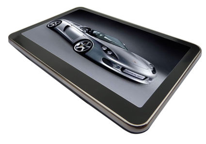2011 Новый 5,0 дюймовый автомобильный навигатор GPS V5001 Встроенный Bluetooth, Mp3/Mp4 Player, Цифровой дисплей с сенсорным экраном
