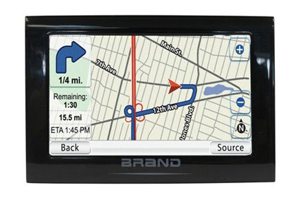 4.3 дюймовый портативный GPS навигатор V4310 HD сенсорный экран с Bluetooth